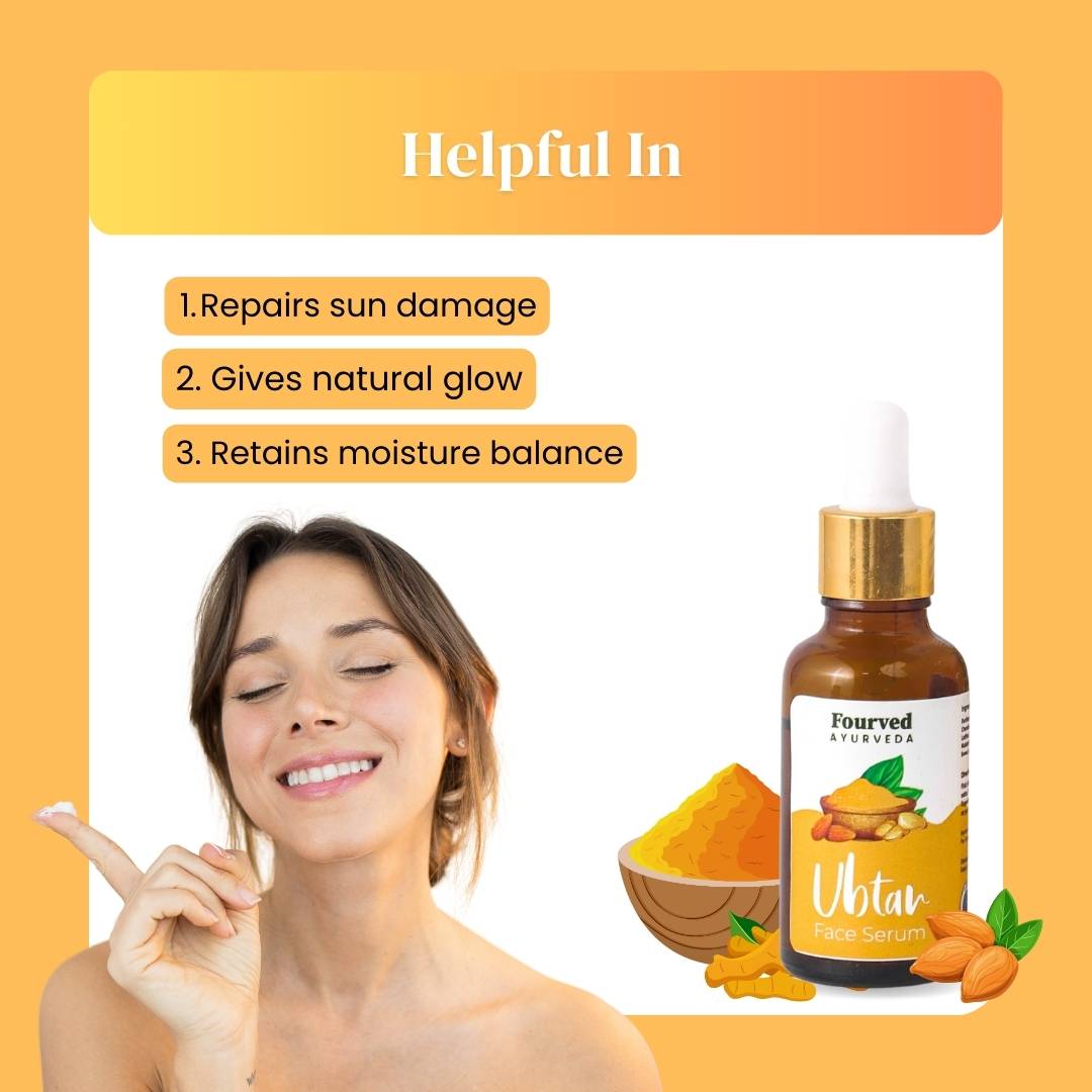 Fourved Ayurveda Ubtan Face Serum Helpful