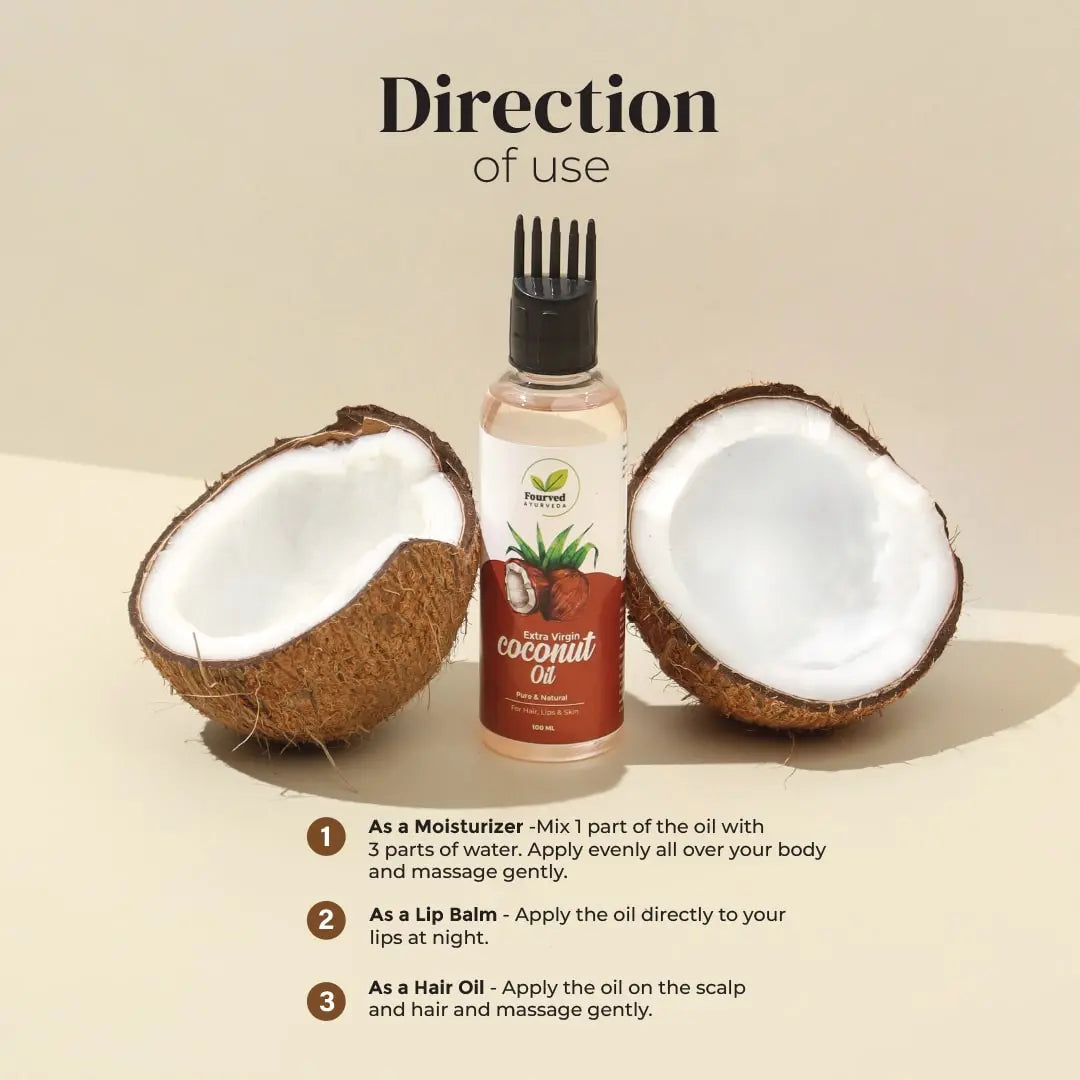 Extra Virgin Coconut Oil - Fourved Ayurveda