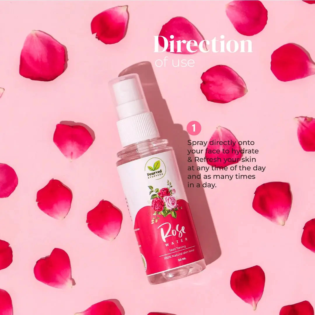 Rose Water - Fourved Ayurveda