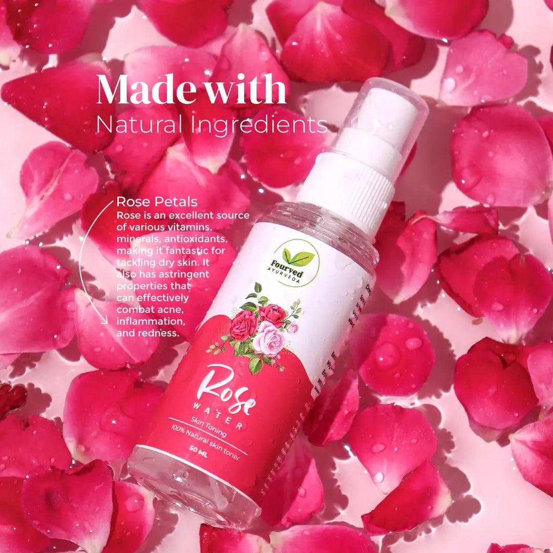 Rose Water - Fourved Ayurveda
