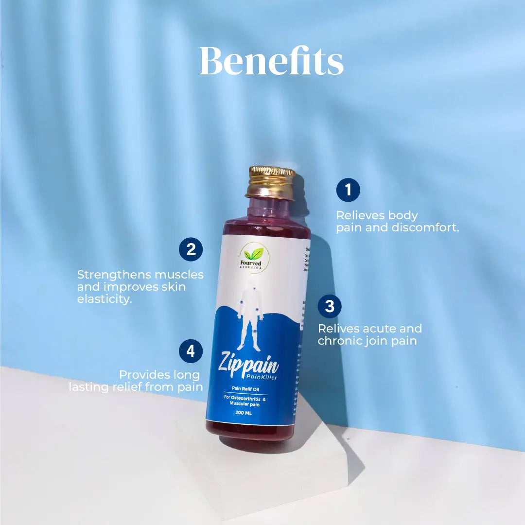 Zip Pain Killer Oil - Fourved Ayurveda