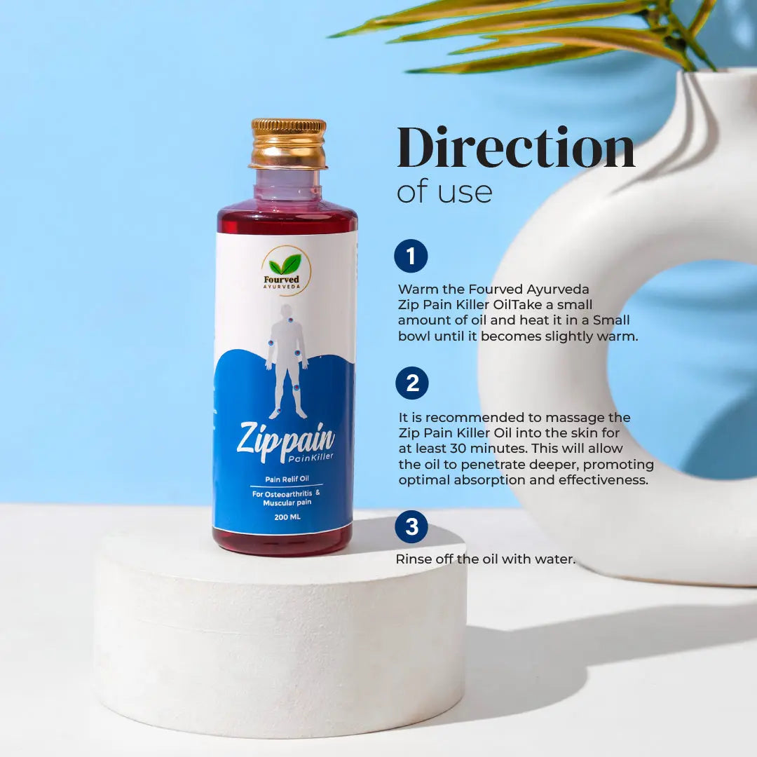 Zip Pain Killer Oil - Fourved Ayurveda